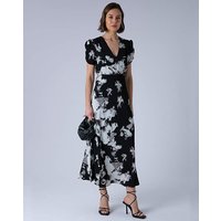 Maxi Dress White Black