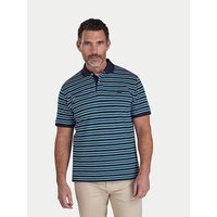 Triple Stripe Pique Polo