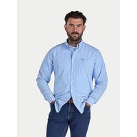 LS Classic Gingham Shirt SKY Blue