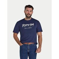 Embroid Mountains T Shirt Marl