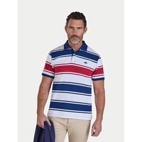 Wide Stripe Jersey Polo