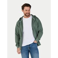 Garment Dyed Zip Hoodie