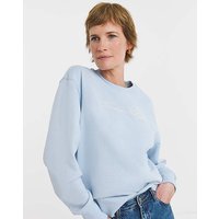 PIQUE SCRIPT SWEATSHIRT