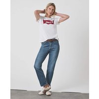 Levis 501 Crop Jeans 28 Leg MID Wash Levis 28 28 UK 10