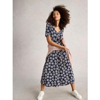 Megan Jersey Dress Navy