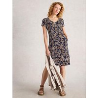 Tallie Jersey Dress Navy Multi