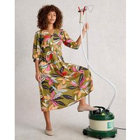 Lucy Midi Dress Green Multicolour