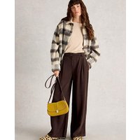 Wide Leg Trouser Dark Brown