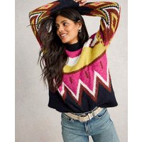 Alice Abstract Jumper Grey Multicolour