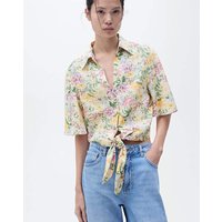 Floral Linen Shirt Multi Coloured