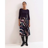Woven Hem Verona Dress Multi Coloured