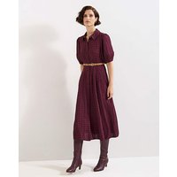Yasmine Textured Midi Dress