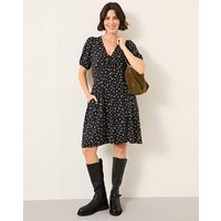 Nell Polka Dot Jersey Midi Dress