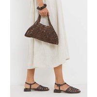 Woven T Bar Shoe Wide