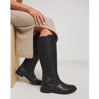 Leather Riding Boots Wide Fit