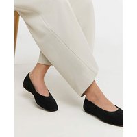 Classic Suede Ballerinas Ex Wide Suede JD Williams
