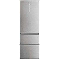 Haier 3D BM HTW5618ENMG Fridge Freezer Silver - Haier