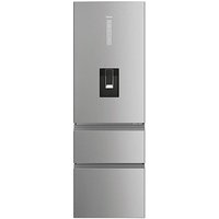 Haier 3D BM HTW5618EWMG Fridge Freezer Silver - Haier