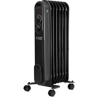 Russell Hobbs 1.5kW Oil Fill Radiator Black - Russell Hobbs