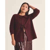 Tie Front Crew Neck Cardigan 20 22