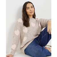 Heart Print Jumper 8 10