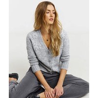 3D Floral Cardigan Marl 16 18