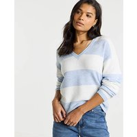 V Neck Jumper Stripe 24 26