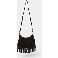 Fringe Suede Crossbody Bag ONE