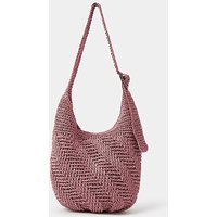 Slouchy Raffia Crossbody Bag ONE