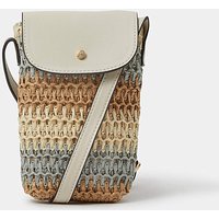 Raffia Phone Bag Pastel Coloured ONE