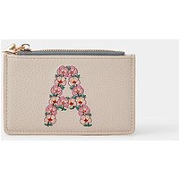 Floral Initial Card Holder