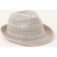 Chevron Packable Trilby Hat ONE