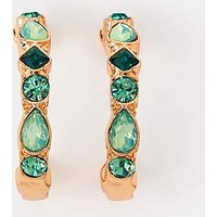 Gemstone Hoop Earrings ONE