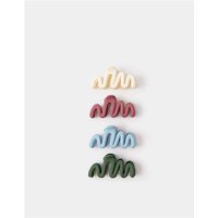 4 Pack Mini Wiggle Claw Clip Darks ONE