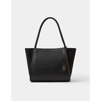 Padlock Charm Faux Suede Bag ONE