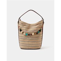 Stripe Charm Shoulder Bag ONE