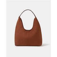 Faux Suede Shoulder Bag ONE