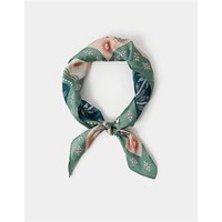Palm Square Satin Scarf ONE