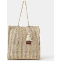 Stripe Woven Beach Bag ONE