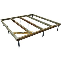 Garden 8 x 6ft Wooden Shed Base