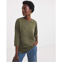 Long Line Curved Hem 3 4 Sleeve JD Williams