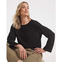 LS Boucle Slouch Top