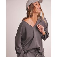 V Seam Detail Modal Sweat