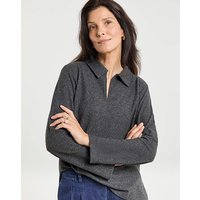 Soft Touch Collared Top JD Williams