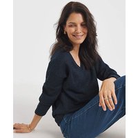 Boucle Supersoft V Neck Sweatshirt