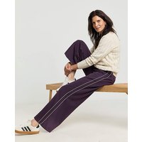 Piped Wide Leg Jogger