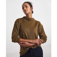 Brushed High Neck Soft Touch Top