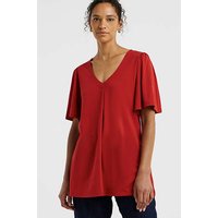 V Neck Angel Sleeve Top