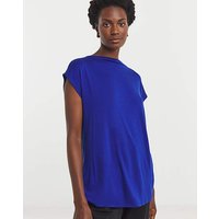 Extended Neck Jersey Top