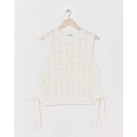 Cotton Tie Side Knitted Tank 8 10